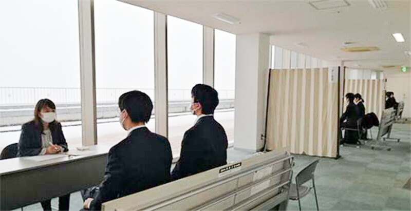 模擬面接の様子2