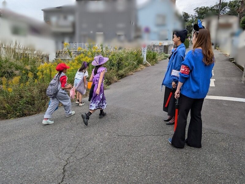ハロウィーンスタンプラリーの様子2