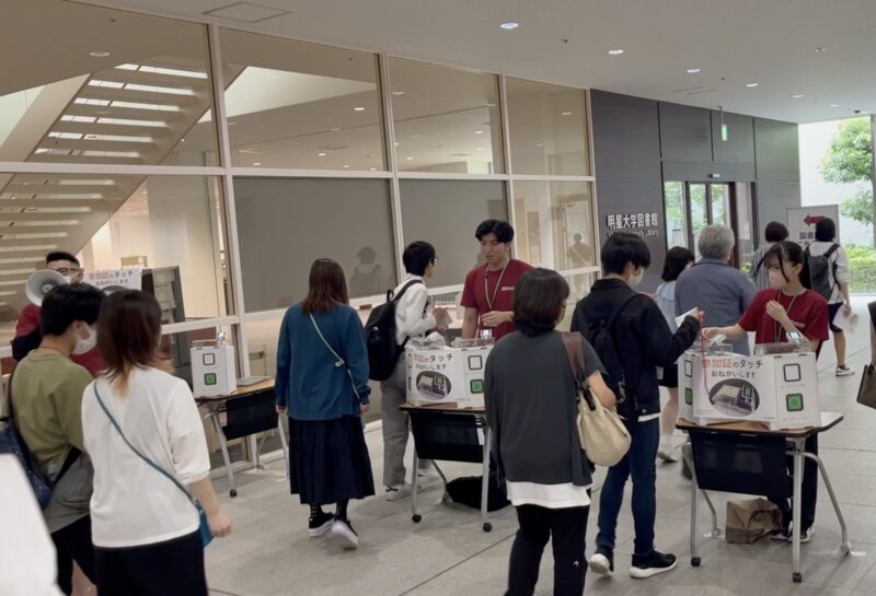 オープンキャンバスで運用している様子