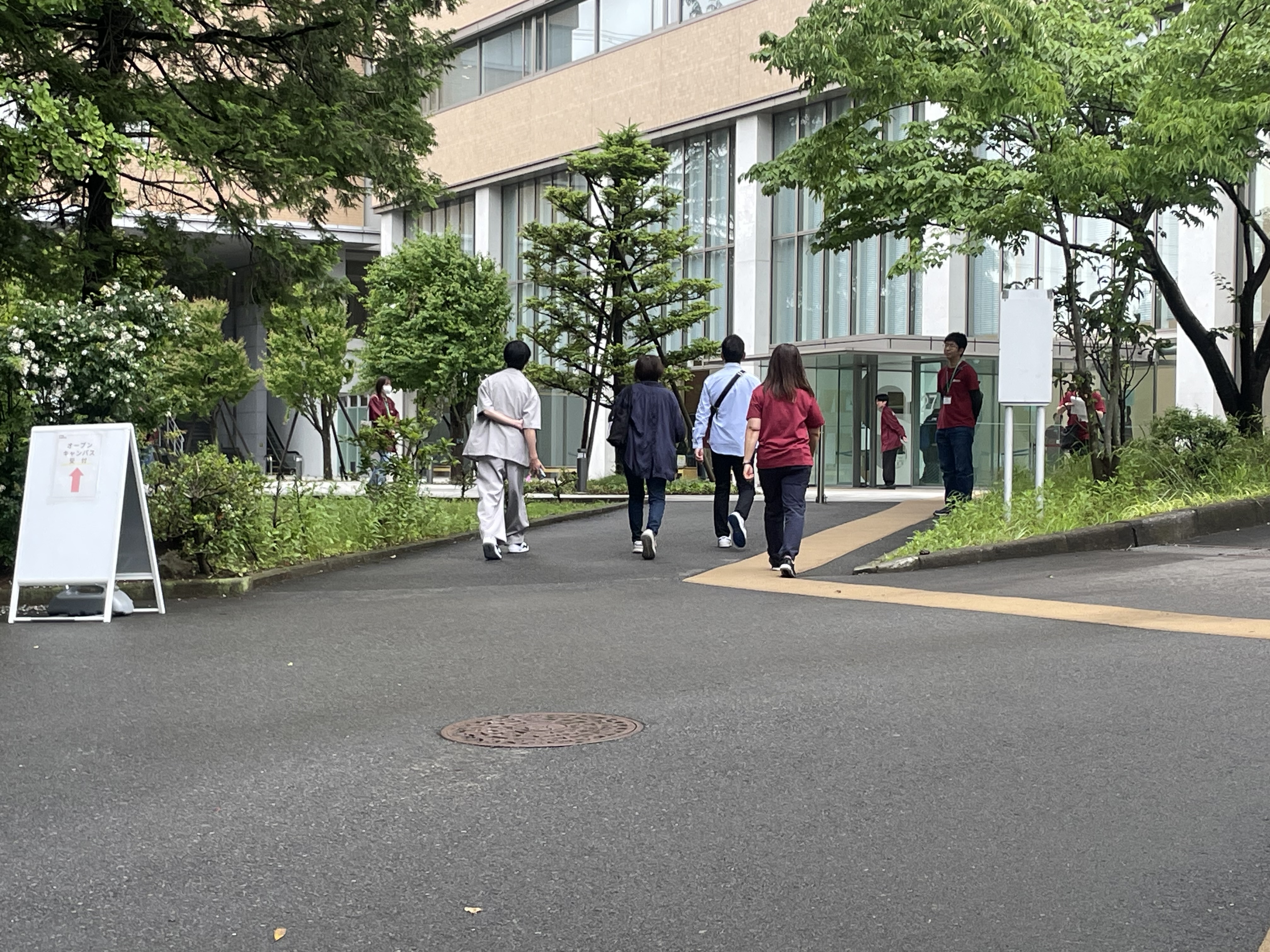 オープンキャンパス誘導