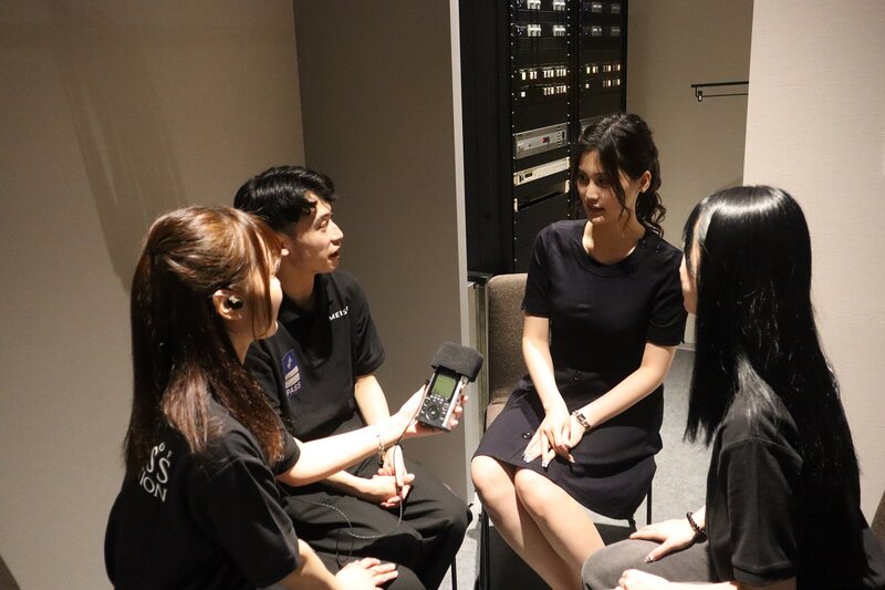 ラジオ収録の様子