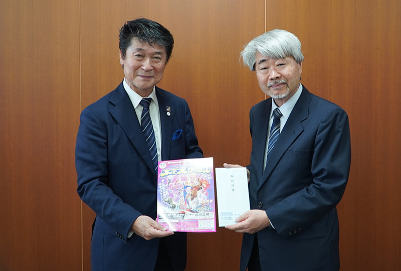 木下社長と篠山副学長