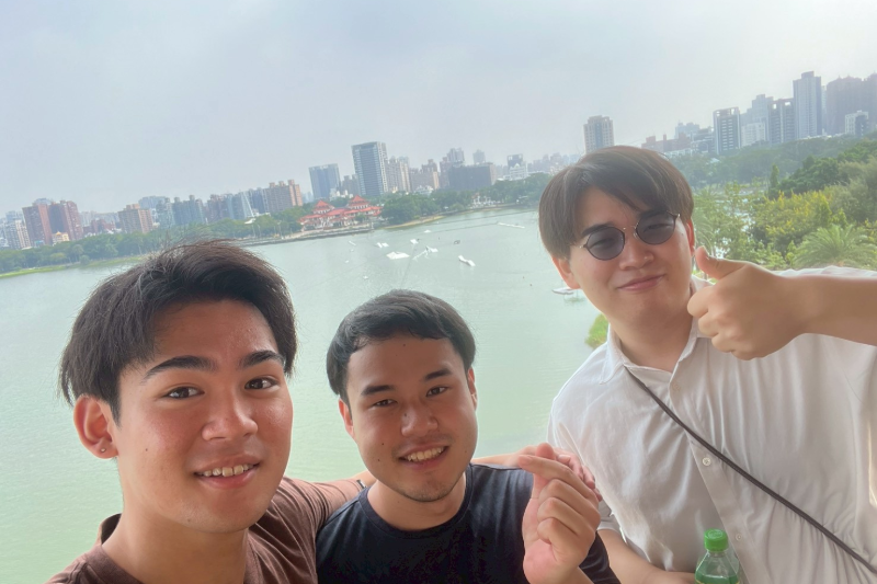 フィールドワーク中の一コマ