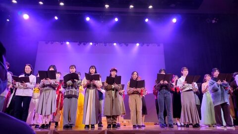 春の演奏会　合唱風景