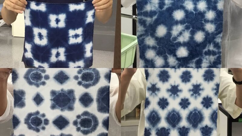 化学実験：染色実験〜藍染ハンカチを作ろう！ 〜