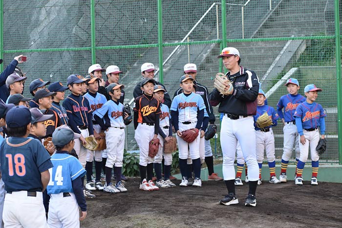 【明星学苑創立100周年企画】硬式野球部・男子籠球部によるスポーツ教室